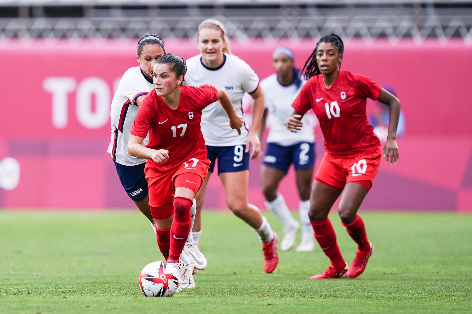 Fleming's goal lifts Canada to win over U.S. in Olympic semis