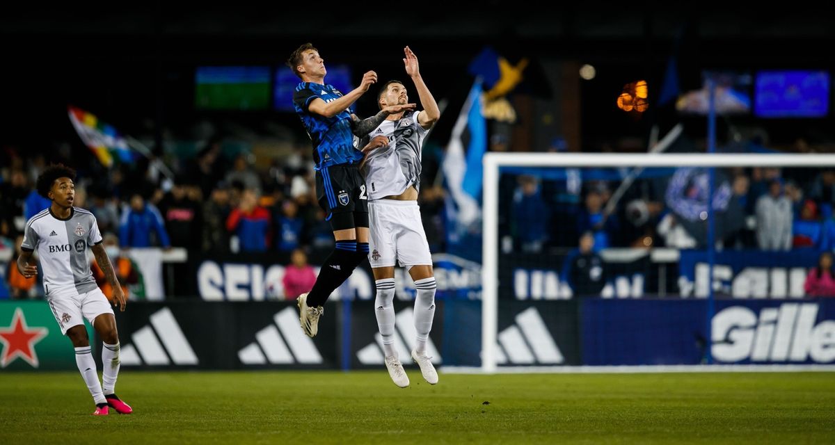 Short-handed Toronto FC battles San Jose Earthquakes to draw