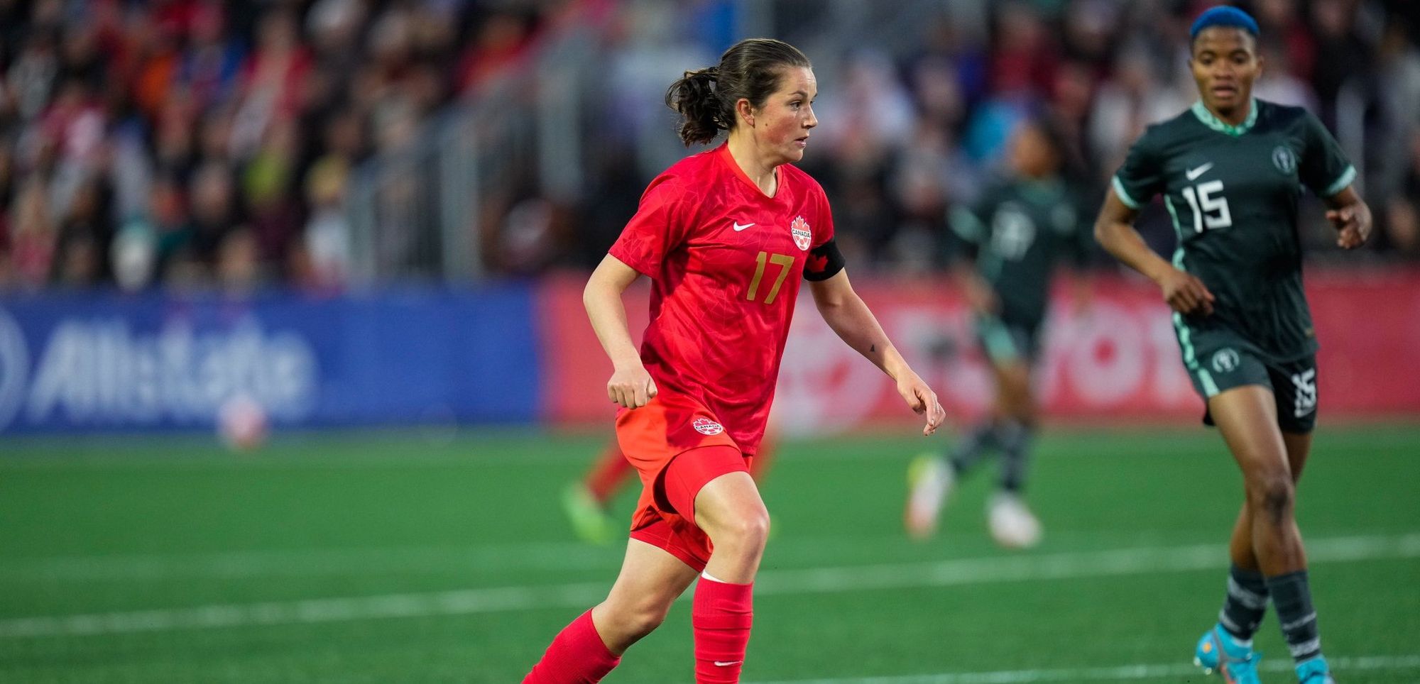 Canada scores late to earn draw vs. Nigeria at home